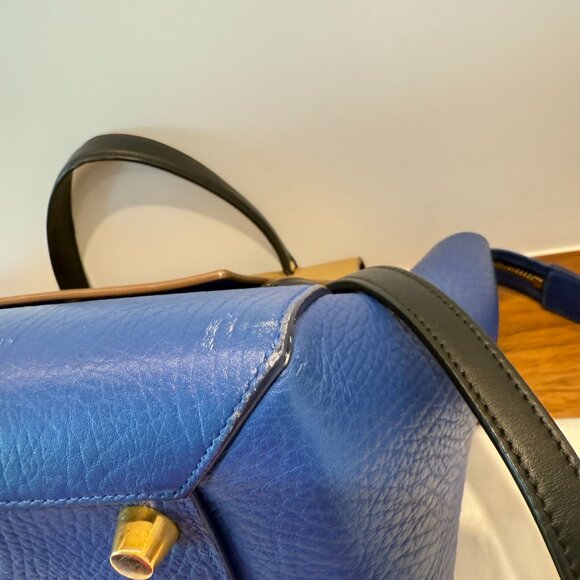 CELINE Smooth Calfskin Mini Tri-Color Belt Bag - Picture 12 of 16